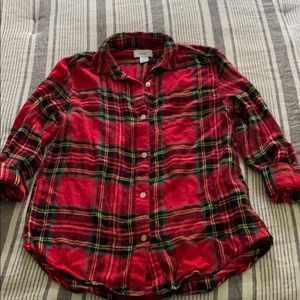 Girls Flannel Shirt